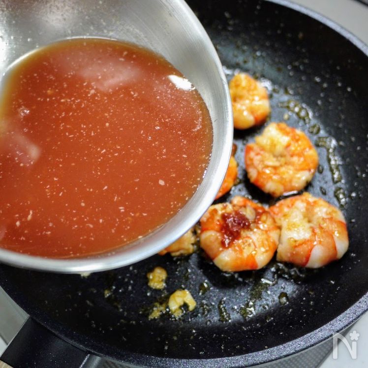 Quick Shrimp in Chili Sauce (Ebi Chili) Process5
