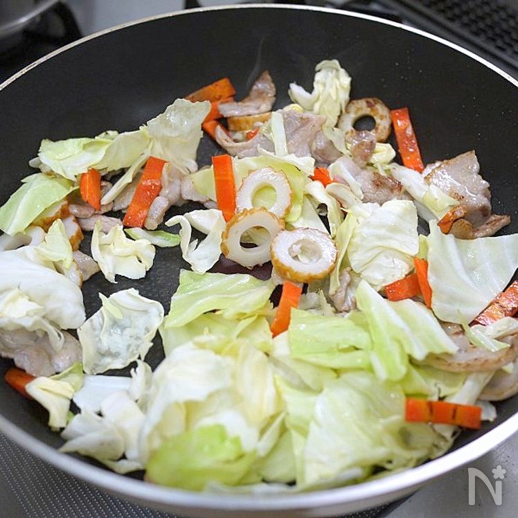Yakisoba with Fresh Noodles Process2