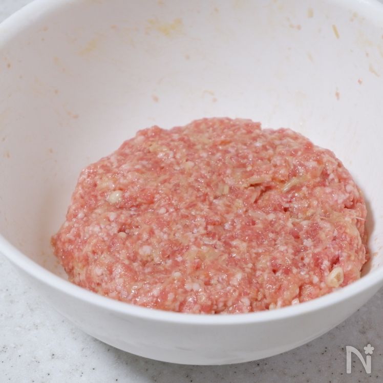 Sweet and Savory Pork Tsukune with Mayo Process2