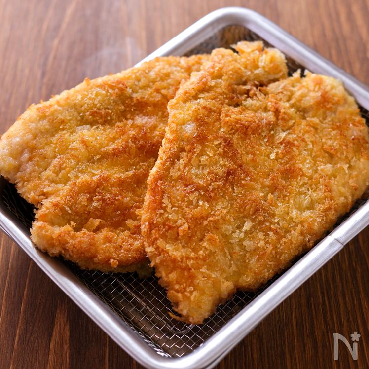 BIG Chicken Cutlet with Easy Demi-Glace Sauce Process3