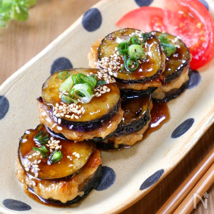Juicy Stuffed Eggplant with Sweet Ponzu Glaze Process7