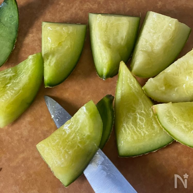 Prosciutto-wrapped Honeydew Melon Appetizer Process1