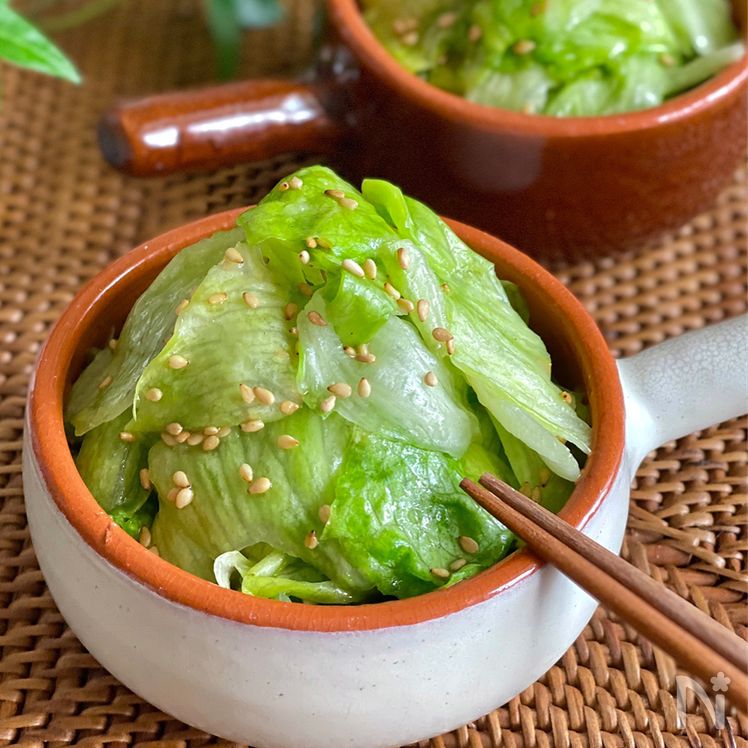 Addictive Japanese Lettuce Salad Process2