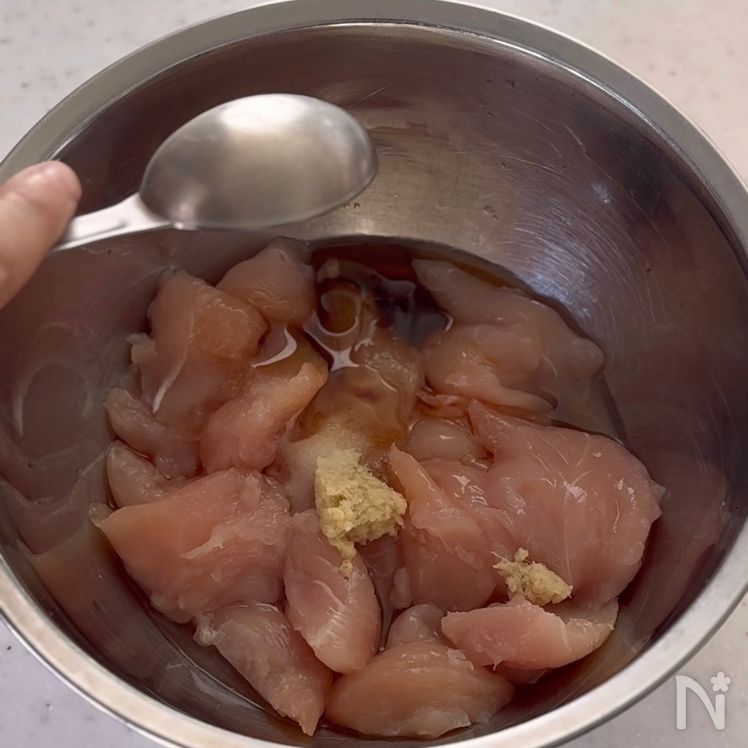 “Saku-Fuwa” Crispy–Fluffy Tori-Ten Process1