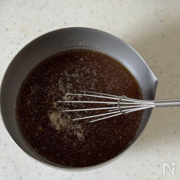 Japanese-Style Crispy Noodles with Thick Savory Sauce (Ankake Yakisoba) Process2