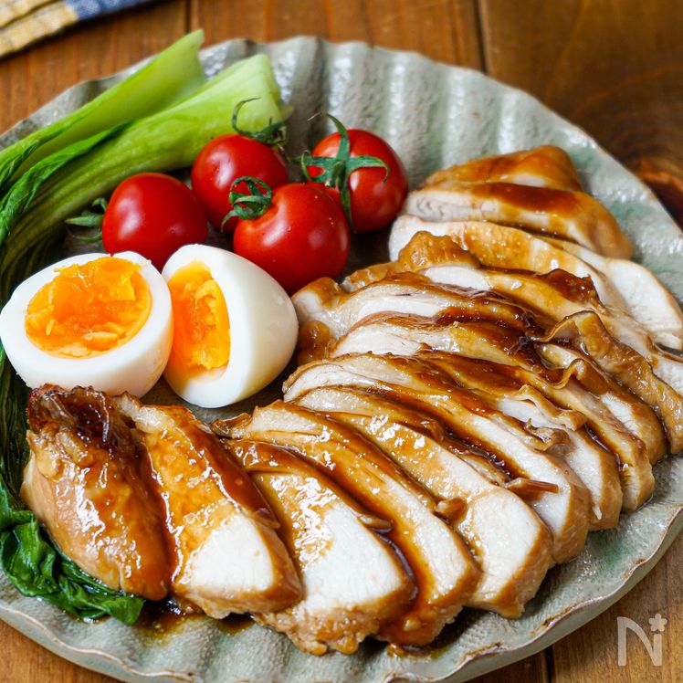 5-Minute Microwaved Chinese-Style Chicken Breast Chashu Process4