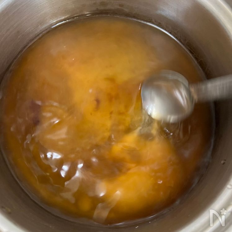 Pork and Fluffy Egg Rice Bowl with Thick Umami Sauce Process4