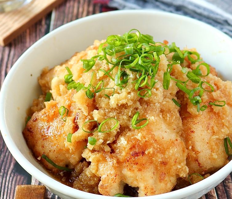Easy Japanese-Style Fried Chicken with Grated Daikon Sauce