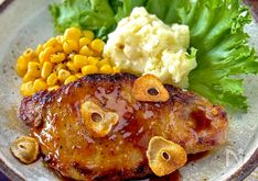 Garlic Butter Soy Sauce Pork Sauté