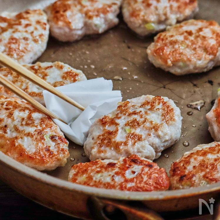 Teriyaki Tsukune Chicken Patties Process2