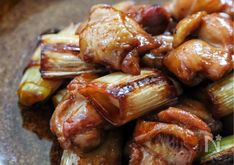 Skillet "Negima" Yakitori Chicken with Sweet Soy Sauce Glaze