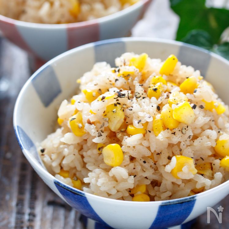 Corn Butter Soy Sauce Rice Process4