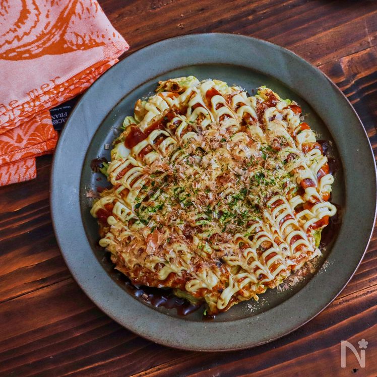 Seafood Okonomiyaki Process4