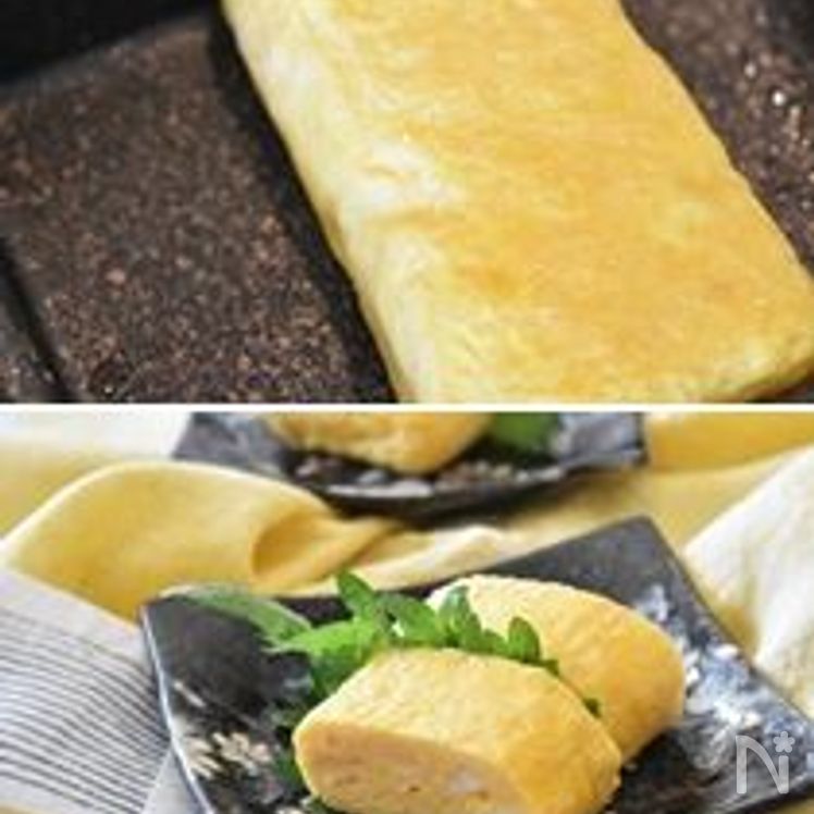 Japanese Rolled Omelet with Shirodashi (White Dashi) Process4