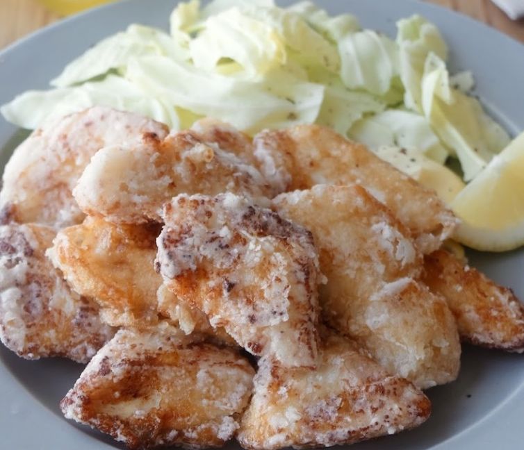 Crispy Pan-Fried Swordfish Tatsuta-age