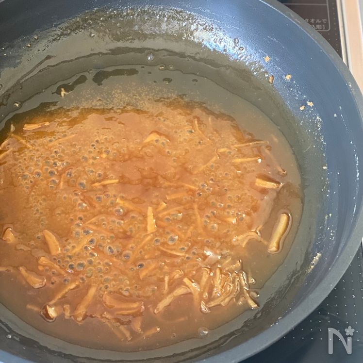 Quick Fluffy Mackerel Simmered in Miso (Saba no Miso-ni, さばの味噌煮) Process4